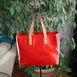 Louis Vuitton Red Patent Reade PM Small Tote